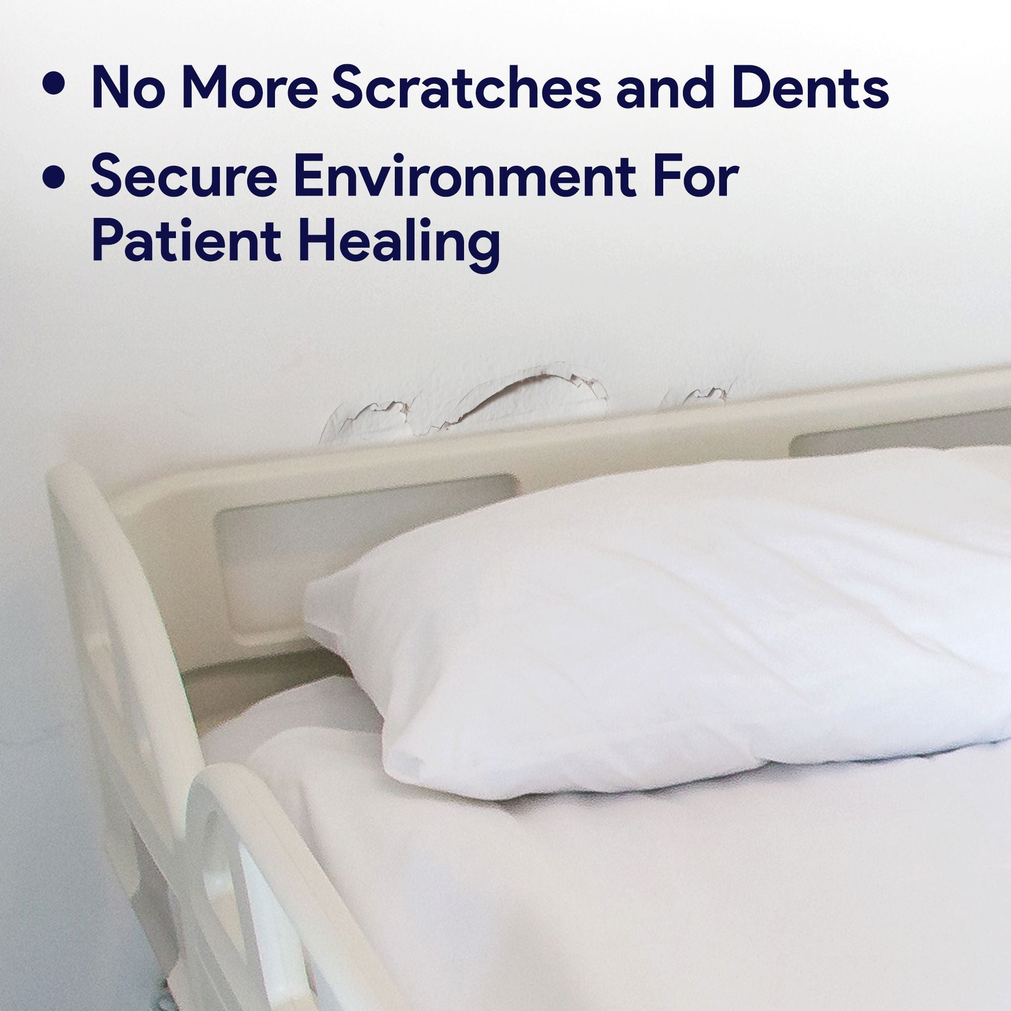 Hospital Bed Wall Guard - No Tools Needed shophomemed