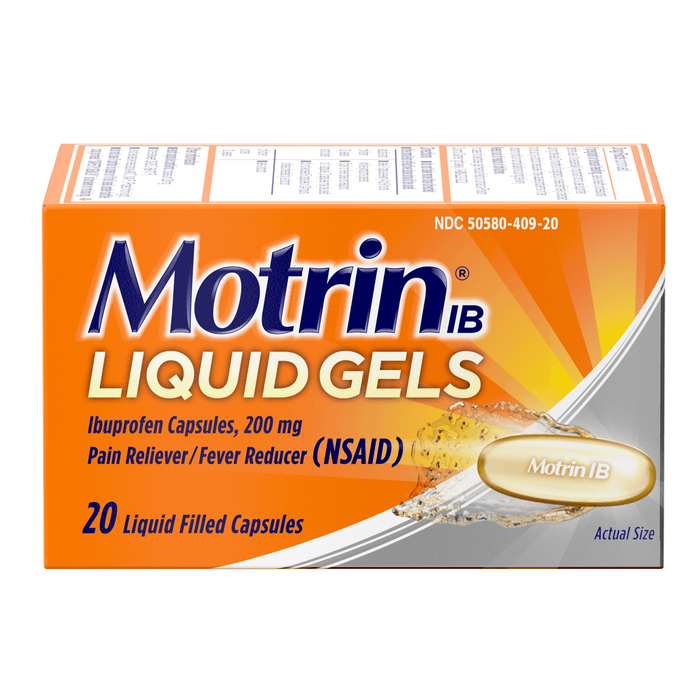 Motrin IB Pain Reliever & Fever Reducer Liquid Gels