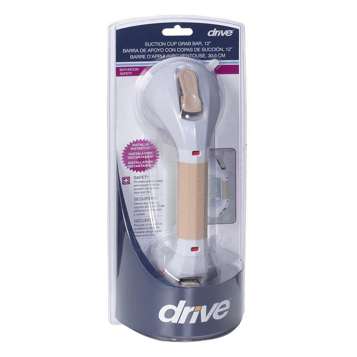 Drive Medical Suction Cup Grab Bar White and Beige - 12" - Shop Home Med