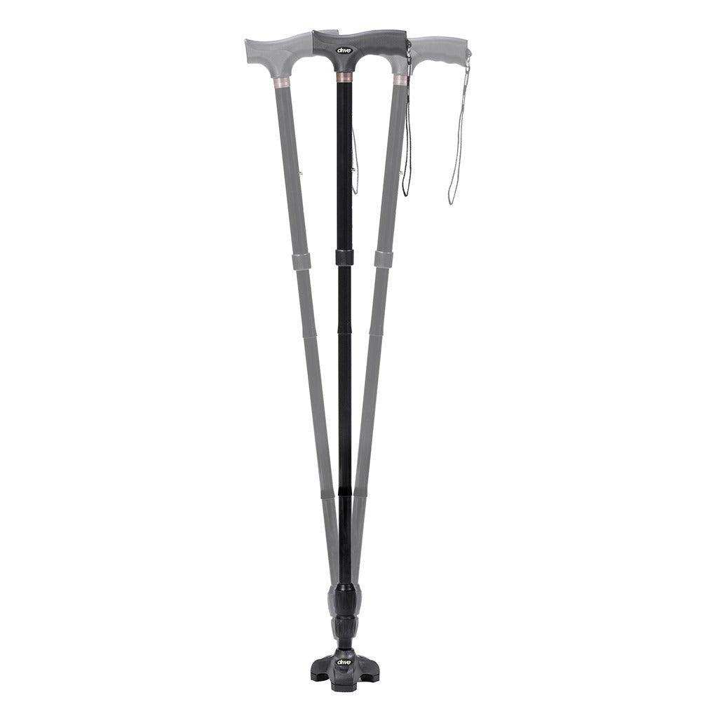 Drive Medical Flex N Go Adjustable Folding Cane with T Handle - Shop Home Med