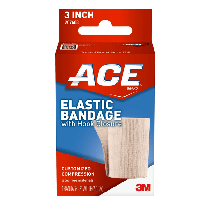 Ace Compression Elastic Bandage with Hook Closure