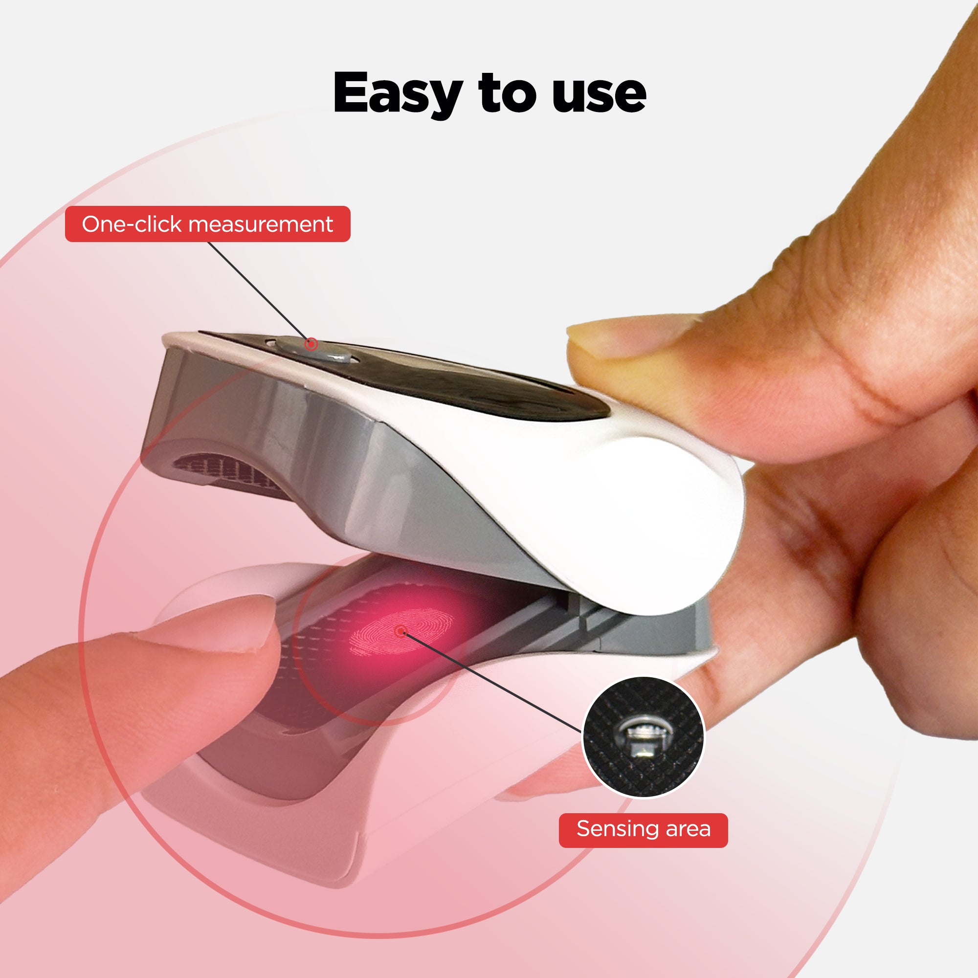 Mobi Smart Finger Tip Pulse Oximeter Blood Oxygen Monitor