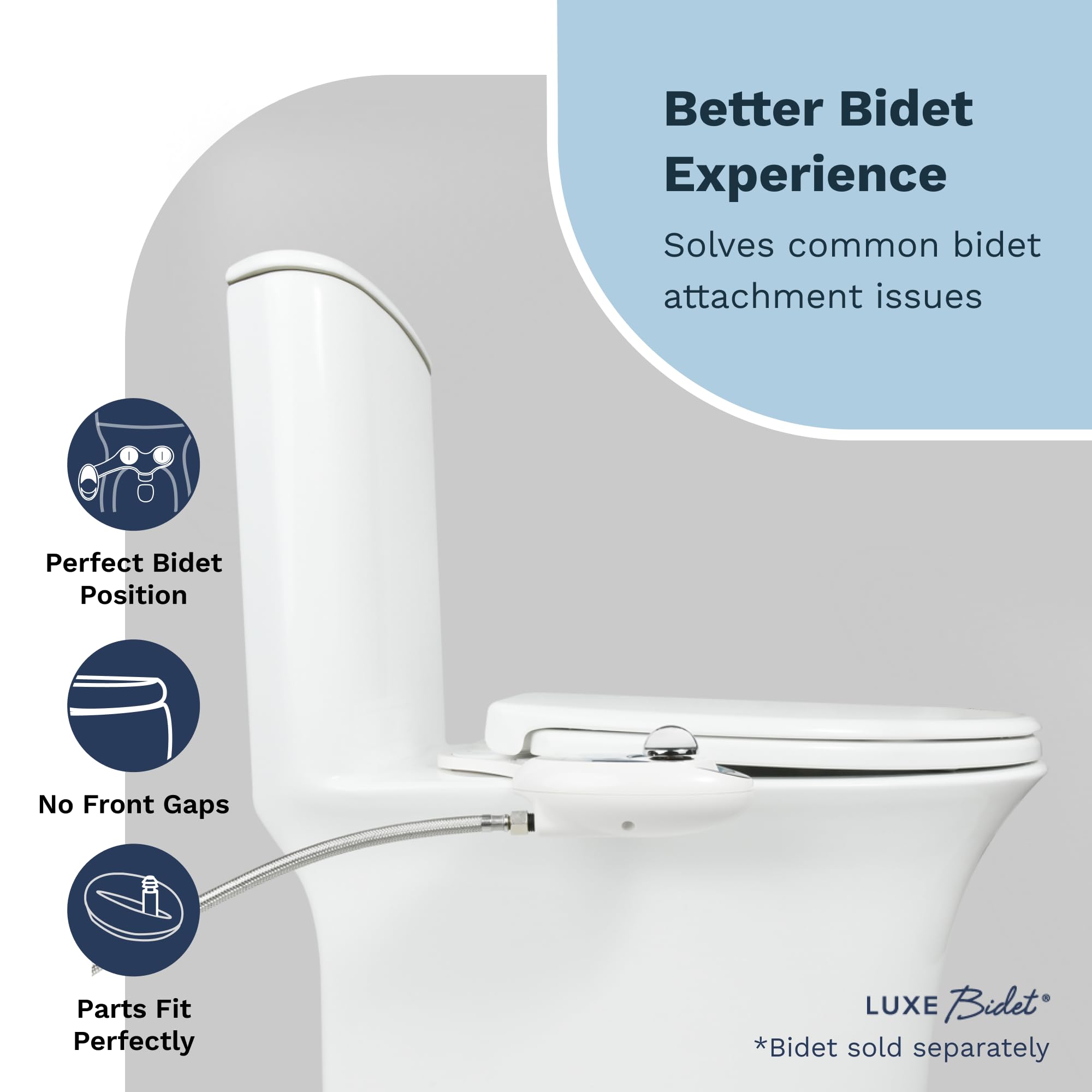 LUXE Comfort Fit Toilet Seat
