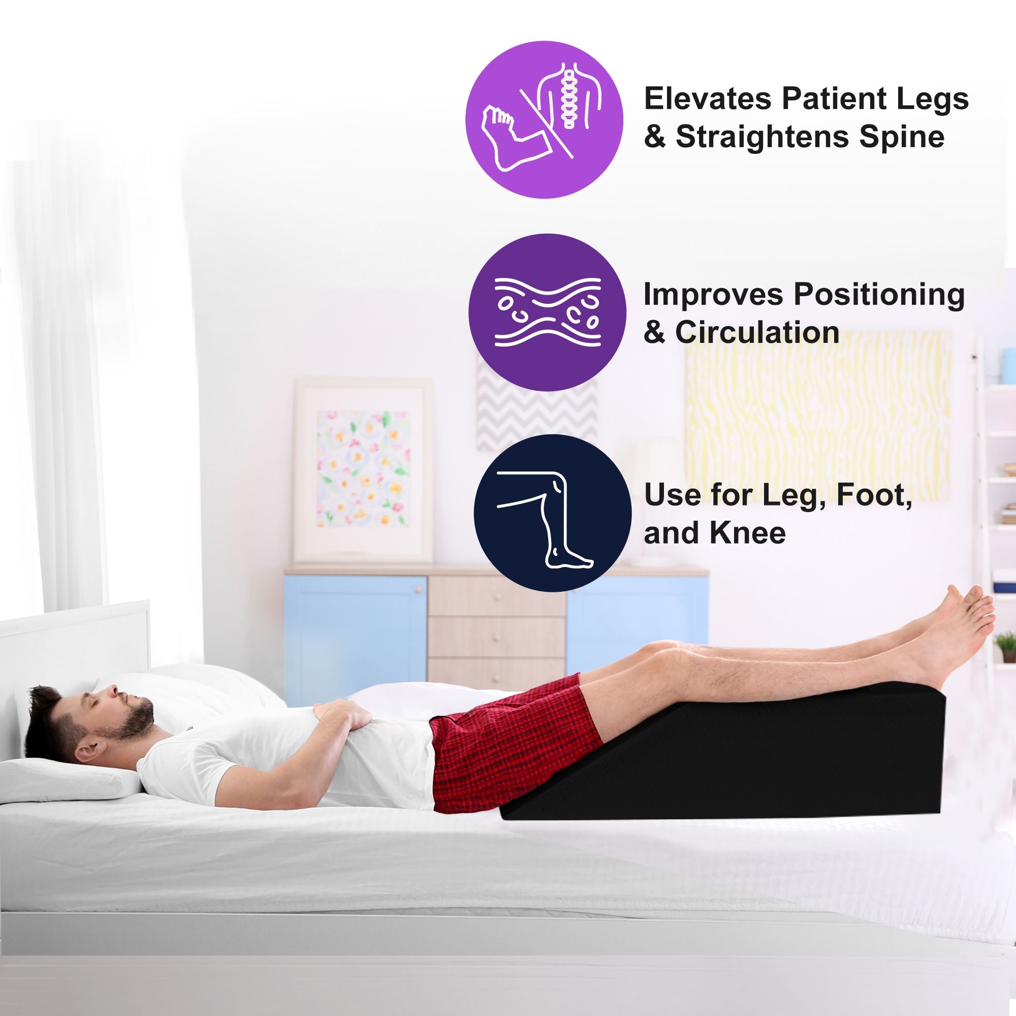 Leg Elevation Pillow Vinyl Cover