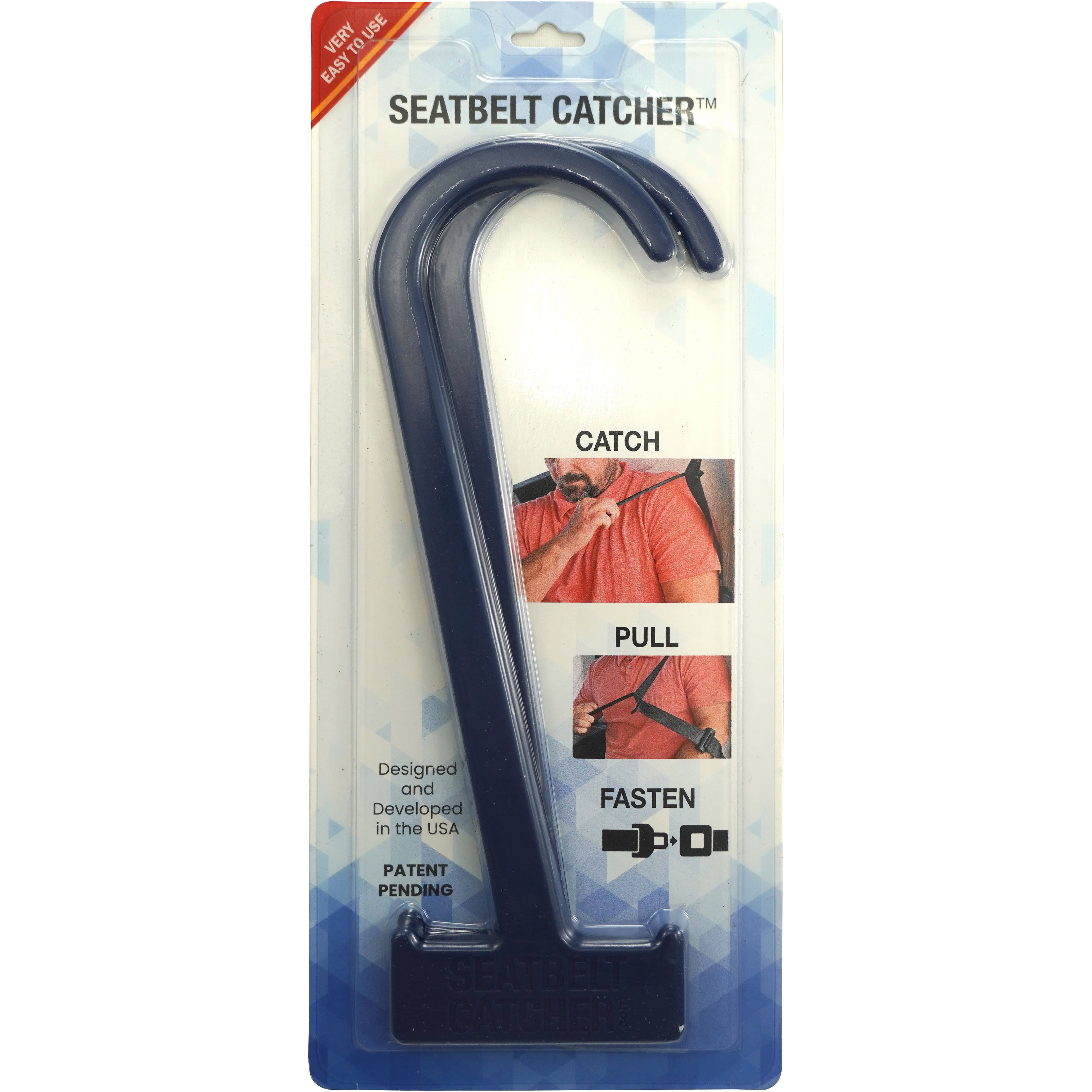 Gearu Seatbelt Catcher 2-Pack Easy Reach Seat Belt Grabber & Buckle Helper Tool for Seniors