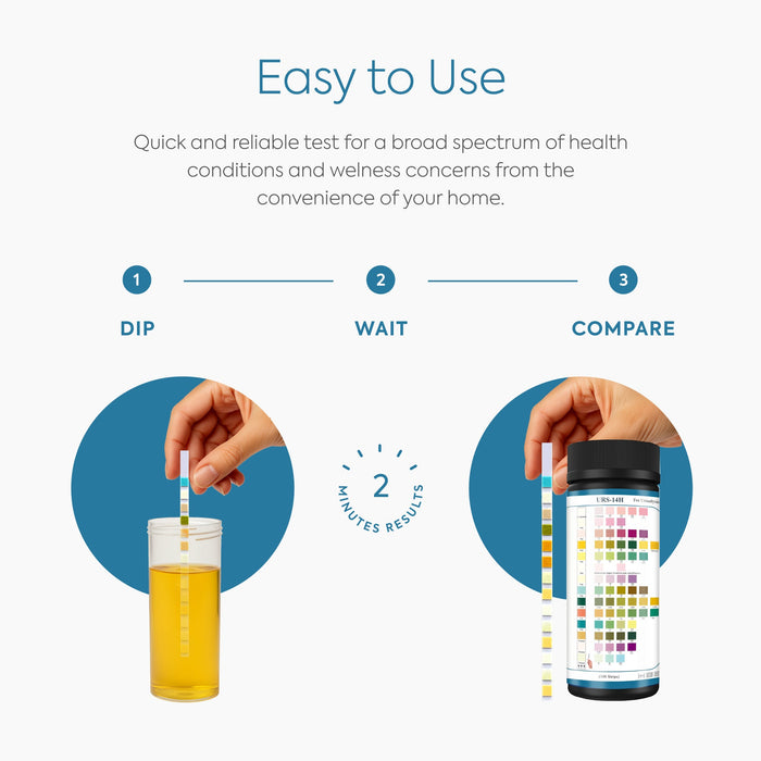 Prueba de análisis de orina Diagnox URS 14 en 1