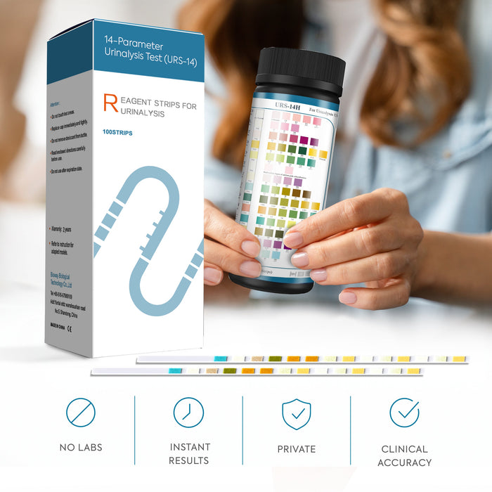 Prueba de análisis de orina Diagnox URS 14 en 1