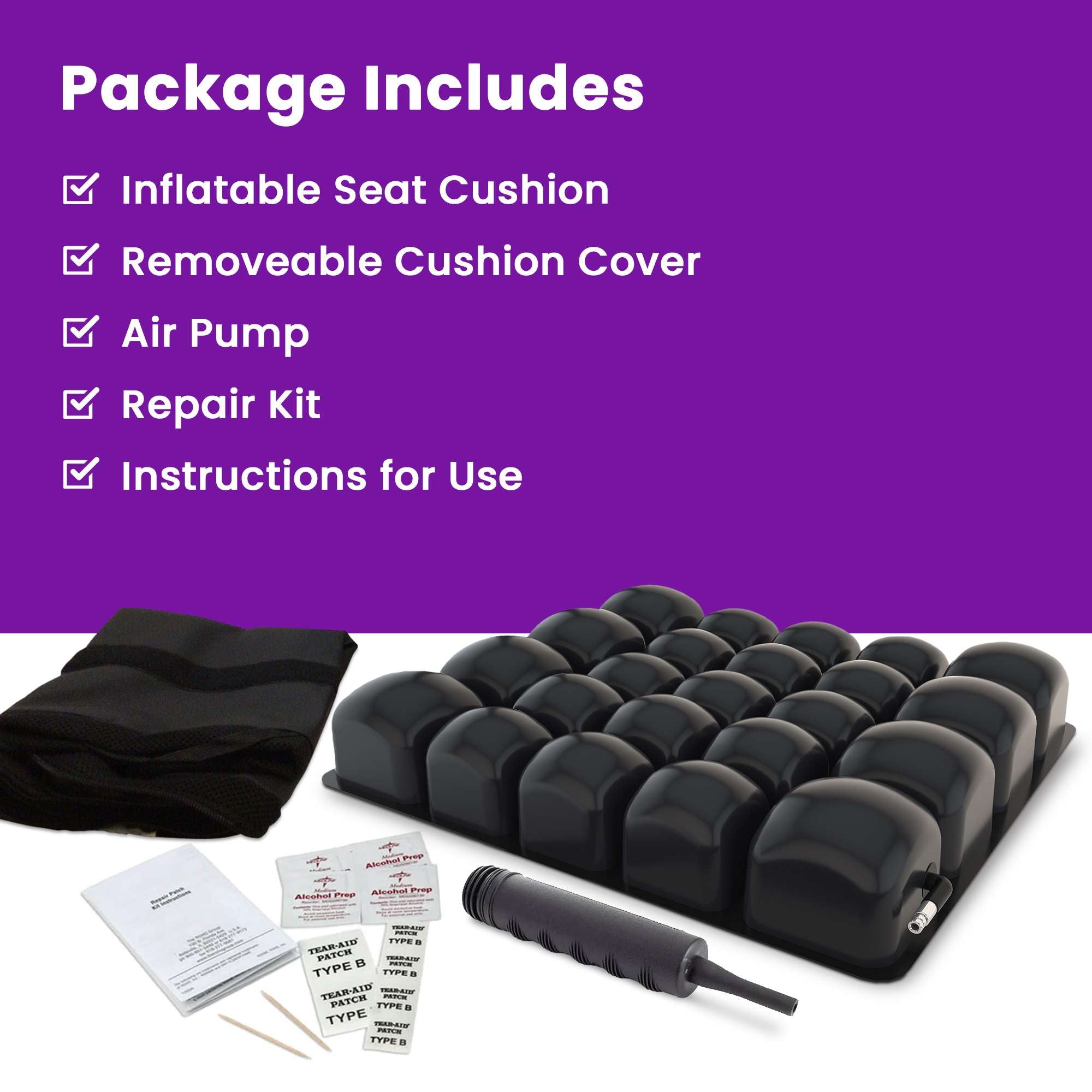 Pressure Sore Relief Wheelchair Seat Air Cushion