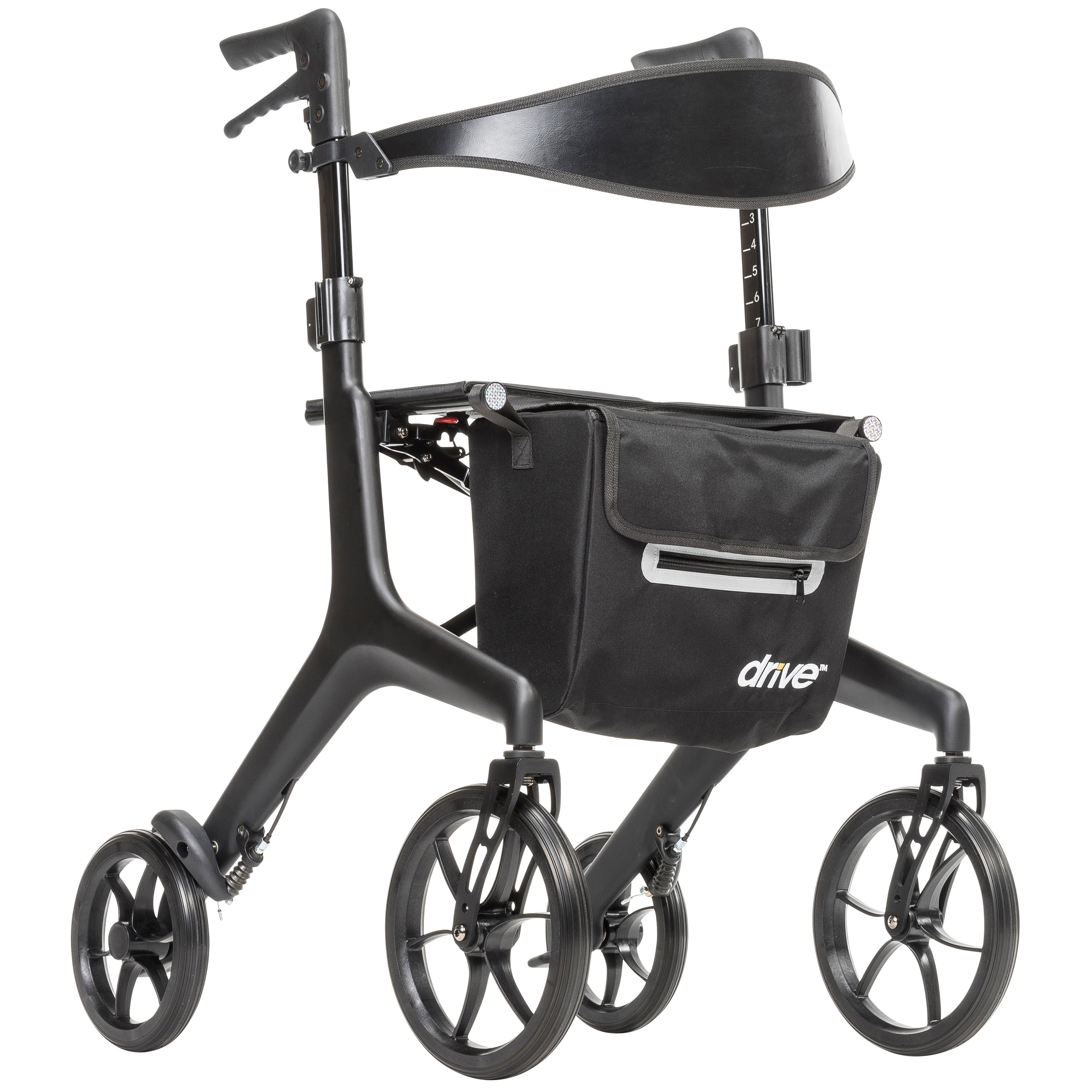 Drive Medical AeroCarbon Ultra-Lite Rollator Weighs 11.5 lbs