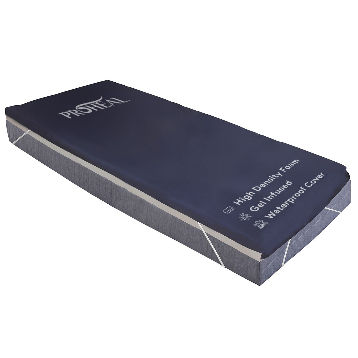 Bariatric Hospital Bed Gel Topper - Bed Sore Prevention - 42"x76"x4"