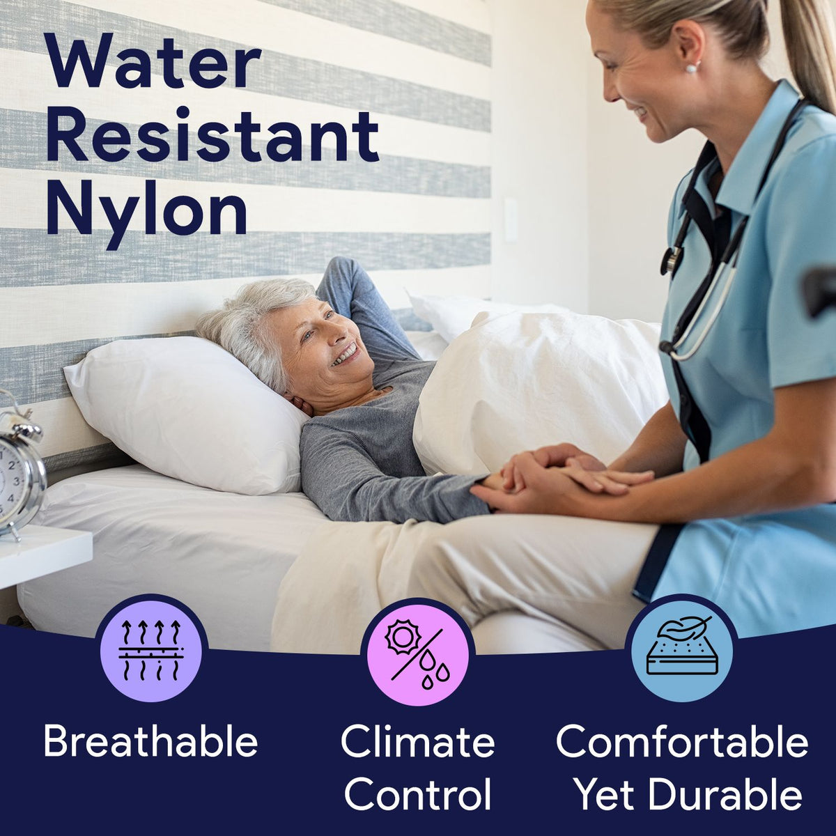 Bariatric Hospital Bed Gel Topper - Bed Sore Prevention - 42"x76"x4"