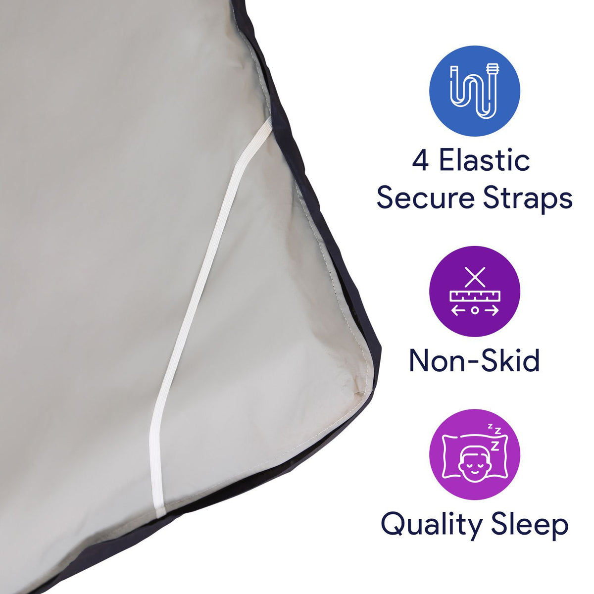 Bariatric Hospital Bed Gel Topper - Bed Sore Prevention - 42"x76"x4"
