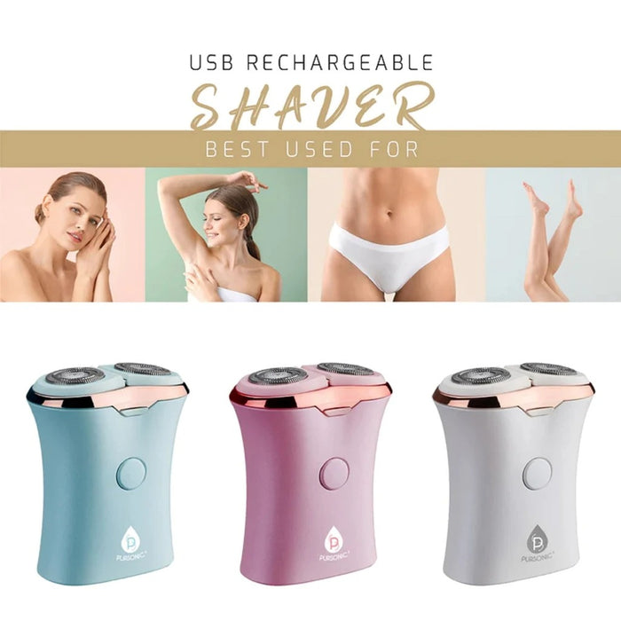 Pursonic Rechargeable USB Ladies Shaver