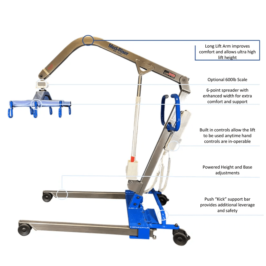 Med-Mizer MedRiser 600 Bariatric Patient Lift shophomemed