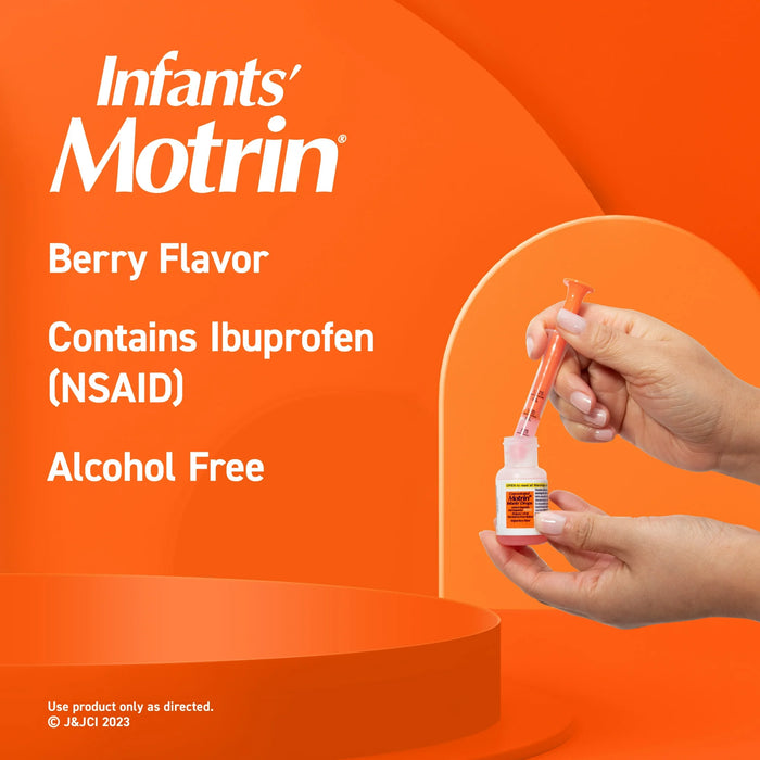 Motrin Infants' Concentrated Drops Ibuprofen Oral Suspension Berry Flavor