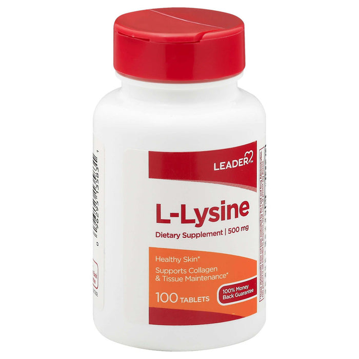 Leader Tm L-Lysine 500Mg Tablets 100 Ct , Tablets