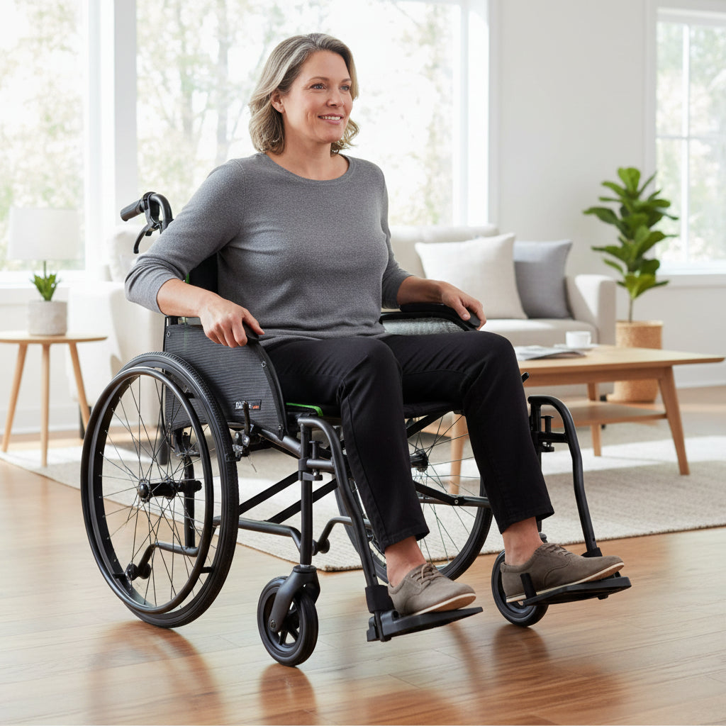 Feather Lightweight Bariatric Wheelchair Extra Wide World's Most Lightweight ONLY 15lbs.