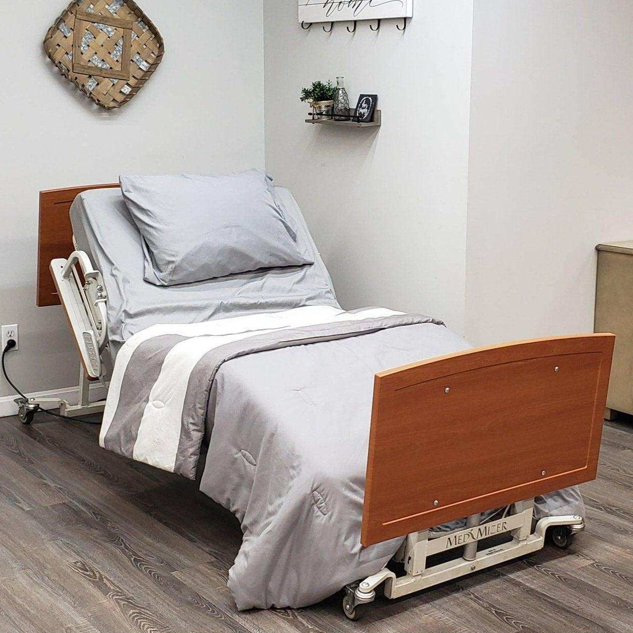 Med-Mizer AllCare Comfortwide Low Hospital Bed - Shop Home Med