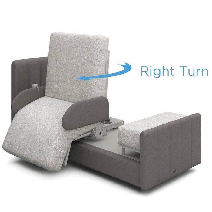 StarSleep Orin Rotating Sit to Stand Hospital Bed With Head and Foot Elevation