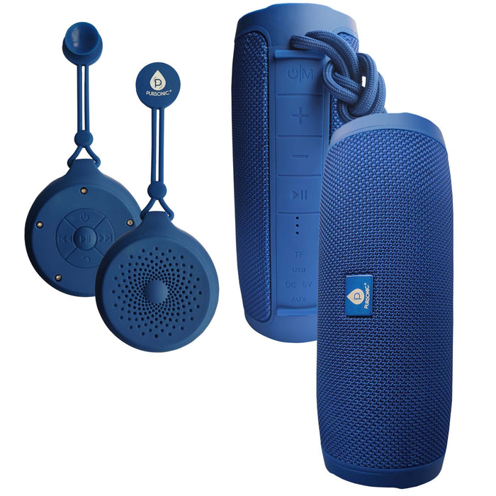 Pursonic Peak Wireless Speaker and Waterproof Wireless Speaker Bundle shophomemed