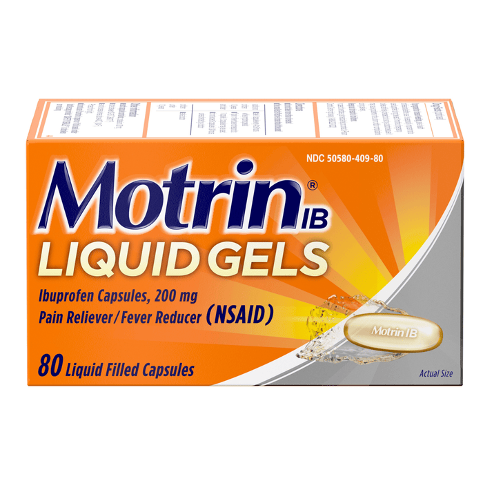 Motrin IB Pain Reliever & Fever Reducer Liquid Gels