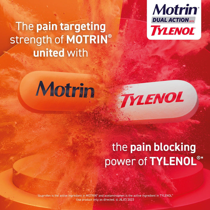 Motrin Acetaminophen Dual Action with Tylenol Pain Reliever - 80 Ct