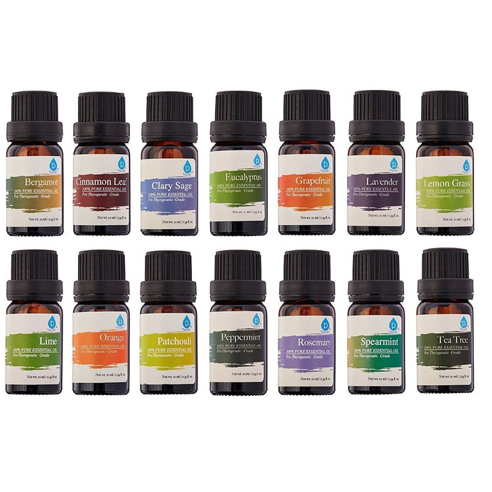 Pursonic 100% Pure Essential Aromatherapy Oils - 14 Varieties