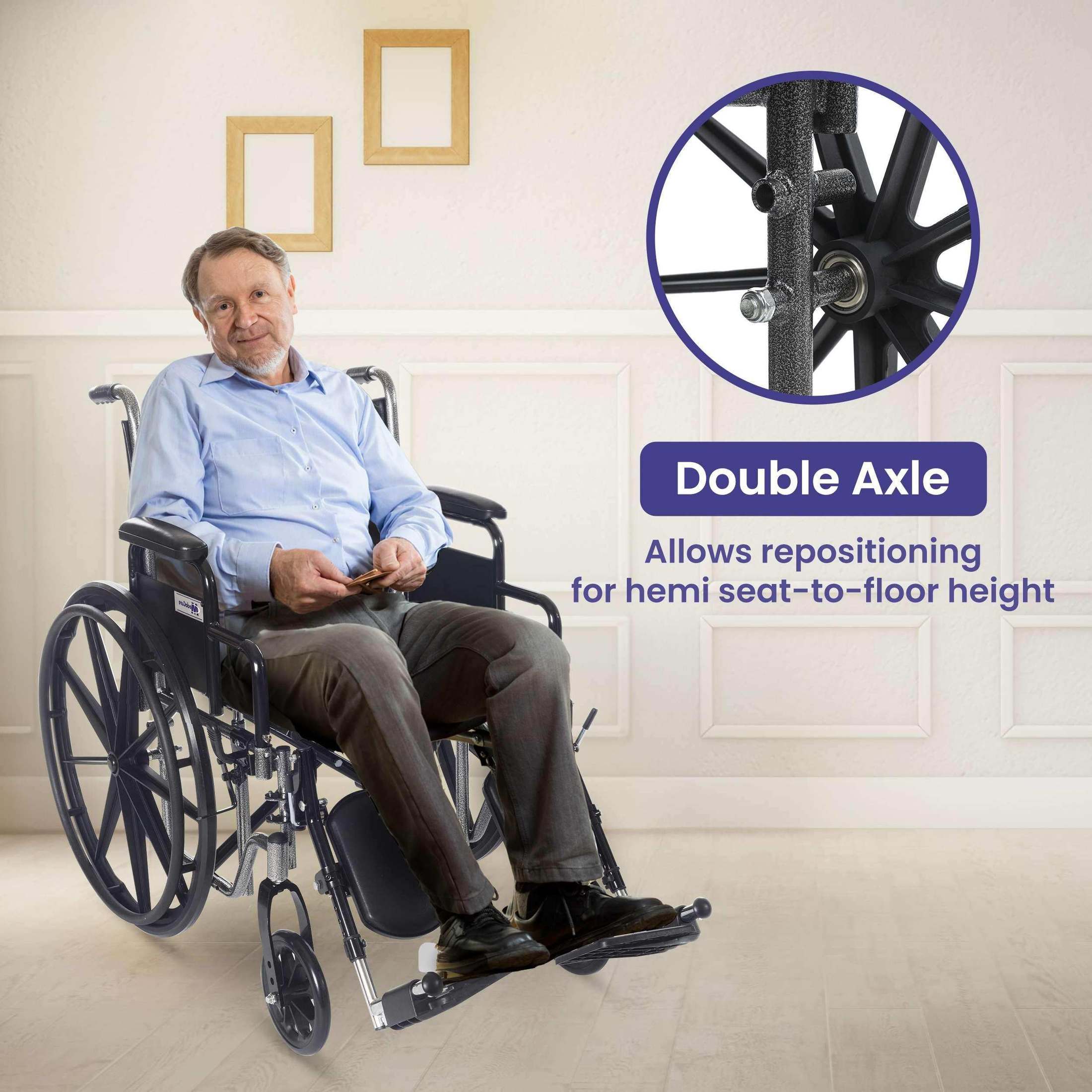 Medacure Wings Lightweight Wheelchair for Adults - Shop Home Med