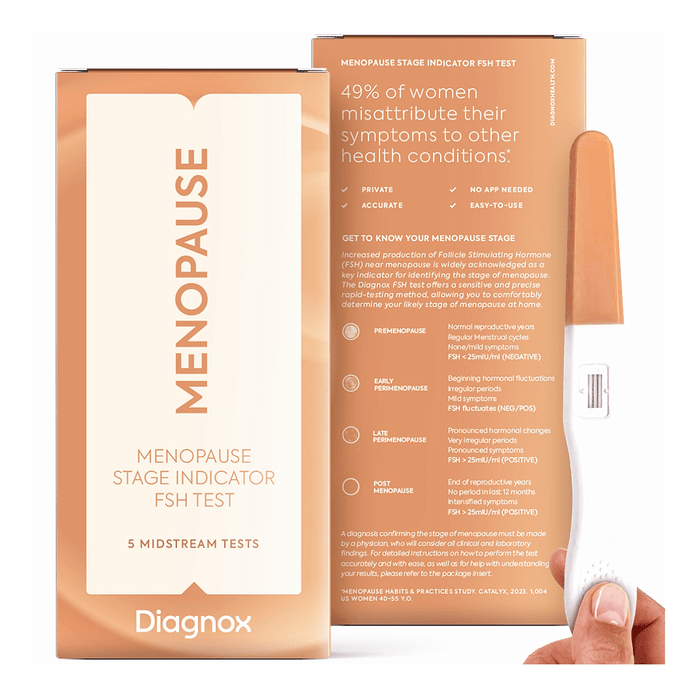 Diagnox FSH Menopause Test Home Menopause Staging Kit - 5 Pack