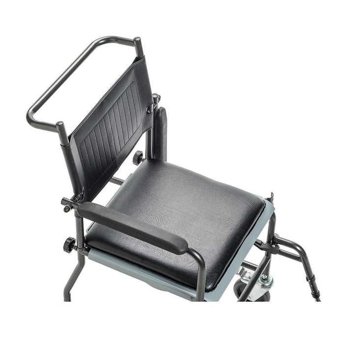 Drive Medical Upholstered Drop Arm Wheeled Commode - Shop Home Med