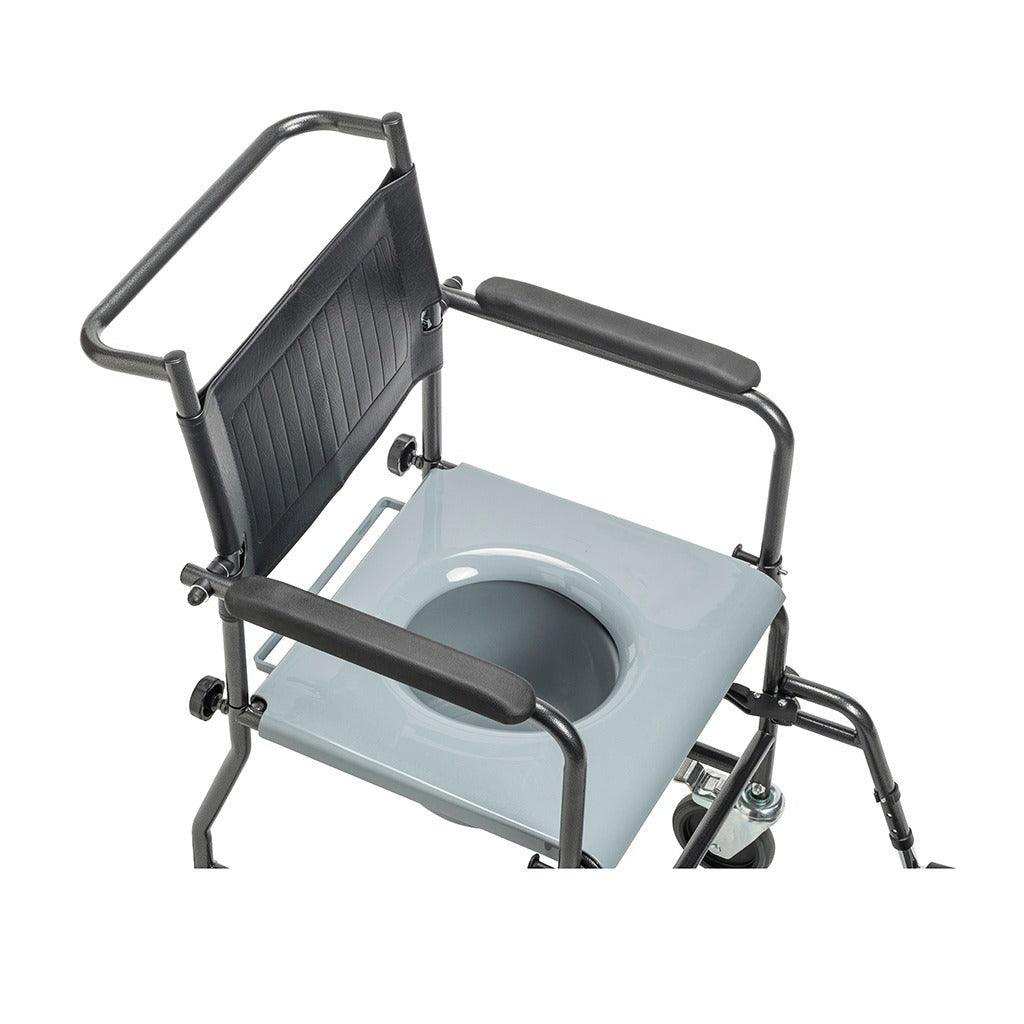 Drive Medical Upholstered Drop Arm Wheeled Commode - Shop Home Med