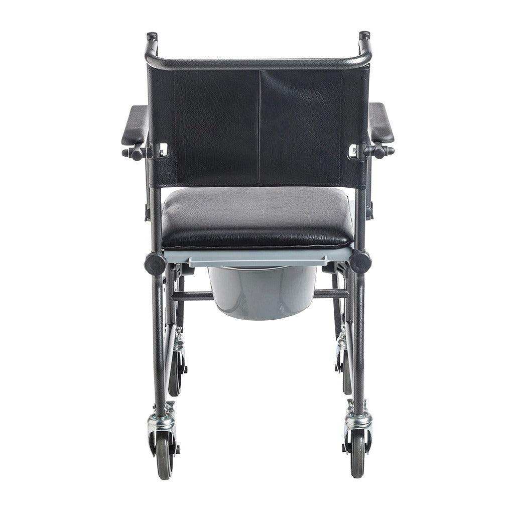 Drive Medical Upholstered Drop Arm Wheeled Commode - Shop Home Med