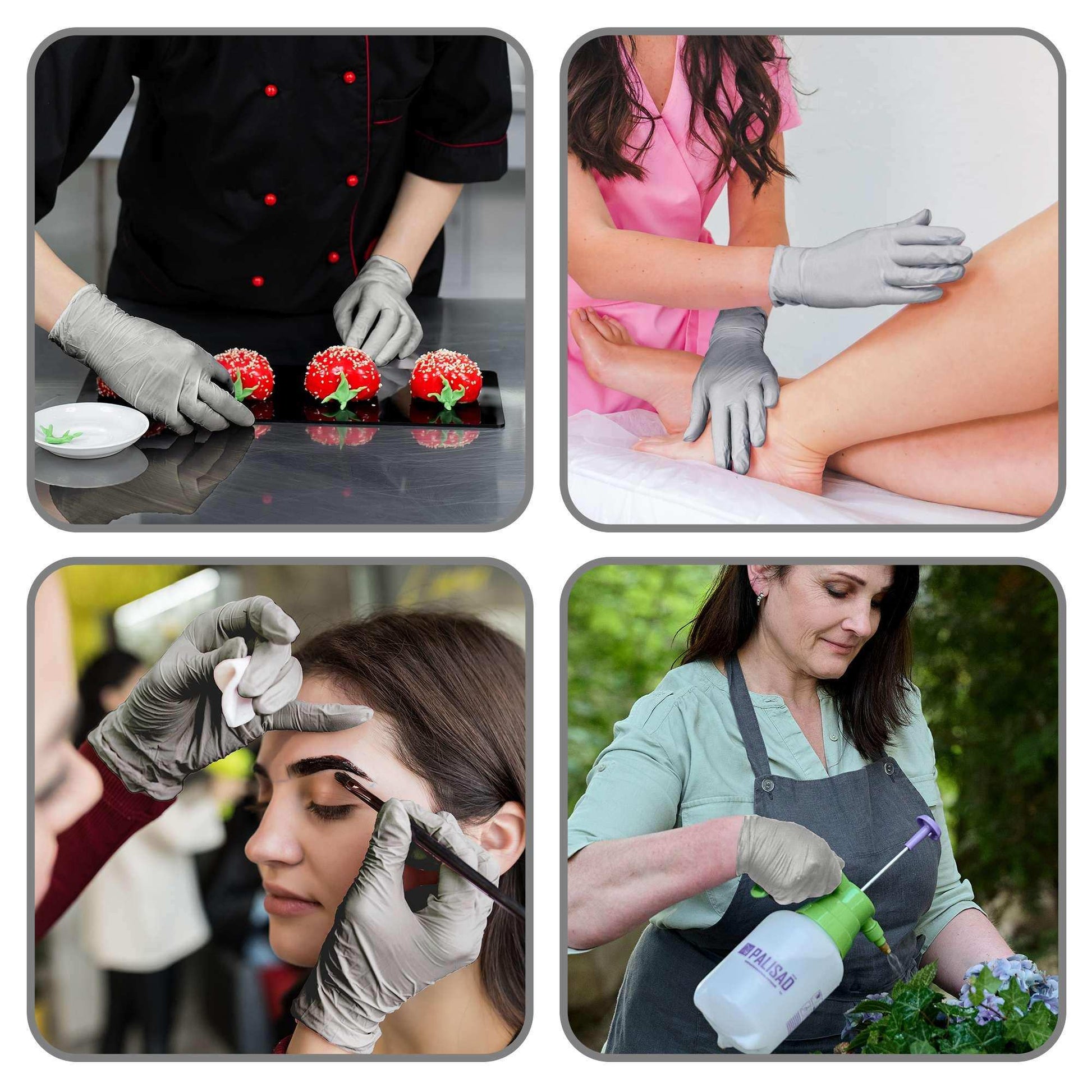 WeCare Pearlescent Chrome Disposable Nitrile Gloves - Shop Home Med