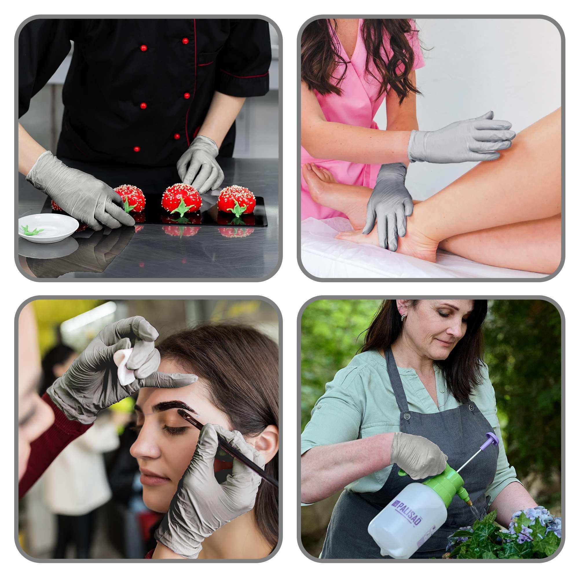 WeCare Pearlescent Chrome Disposable Nitrile Gloves - Shop Home Med