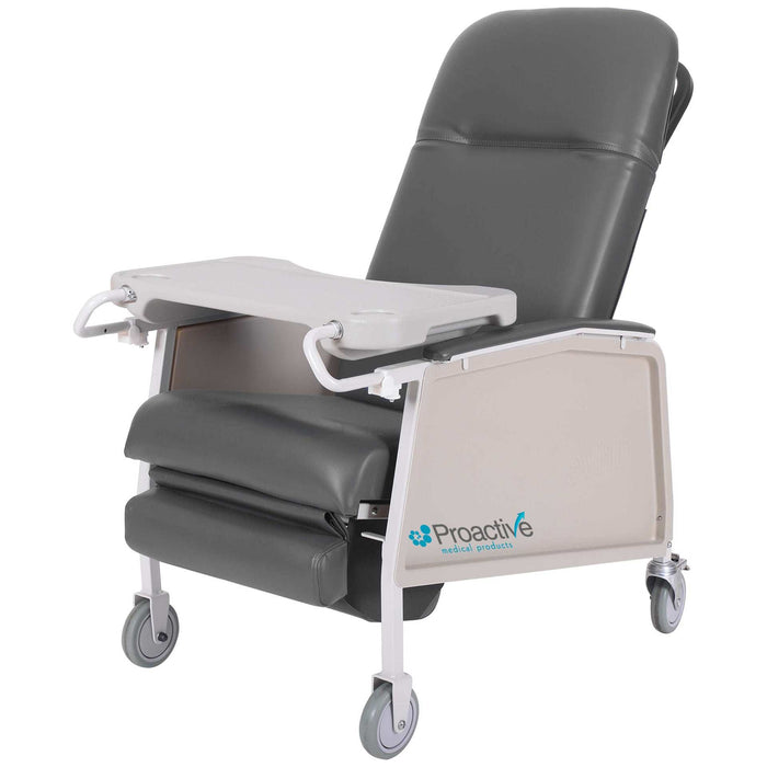 Proactive 3-Position Geri Chair Recliner with Meal Tray - 250 lbs Weight Capacity