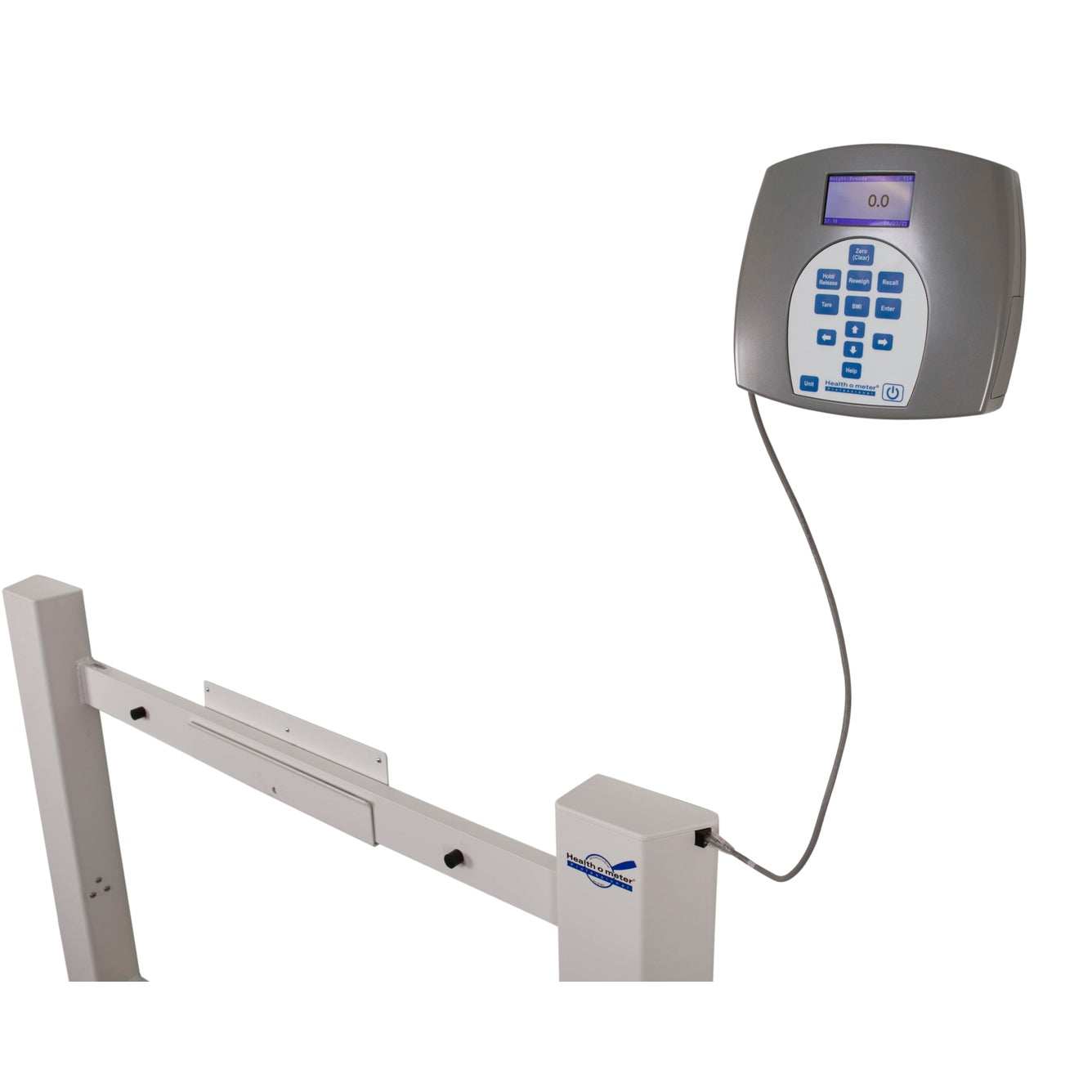 Health o Meter Antimicrobial Wall-Mounted Fold-Up Wheelchair Scale