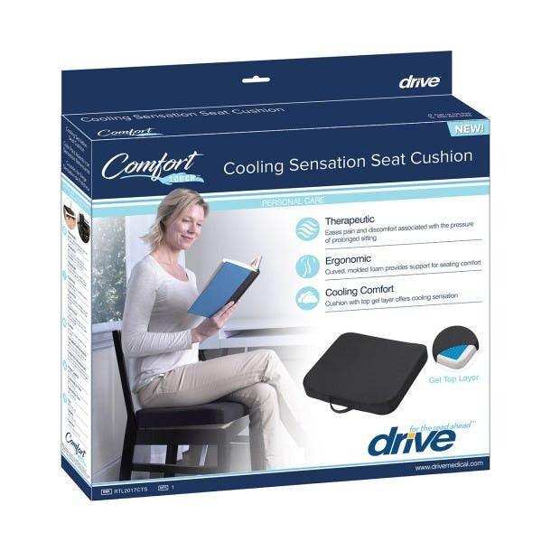 Drive Medical Comfort Touch Cooling Sensation Seat Cushion - Shop Home Med
