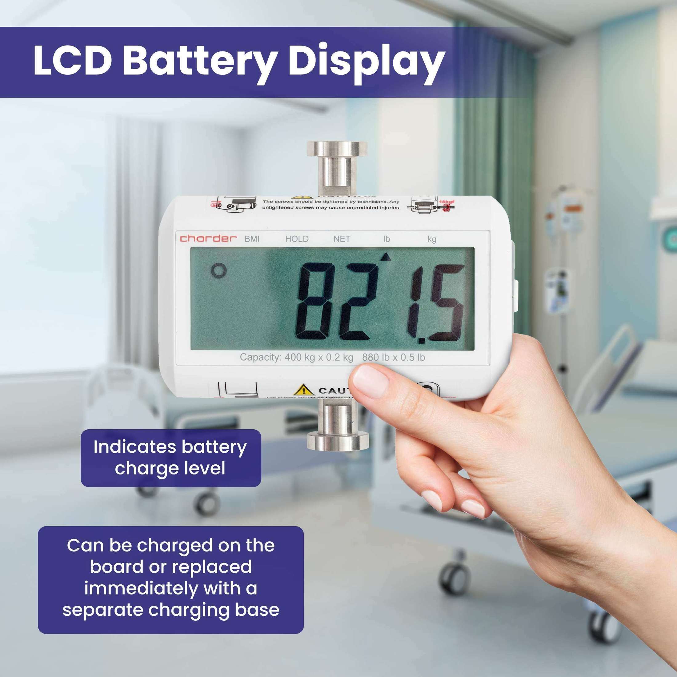 Medacure Bariatric Free Spirit Battery Powered Lift with Scale - 850lb