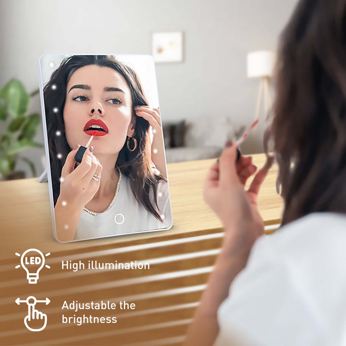 Pursonic Brush Set, Wipes, Blender Sponge and Smart Vanity Mirror Makeup Essentials Set shophomemed