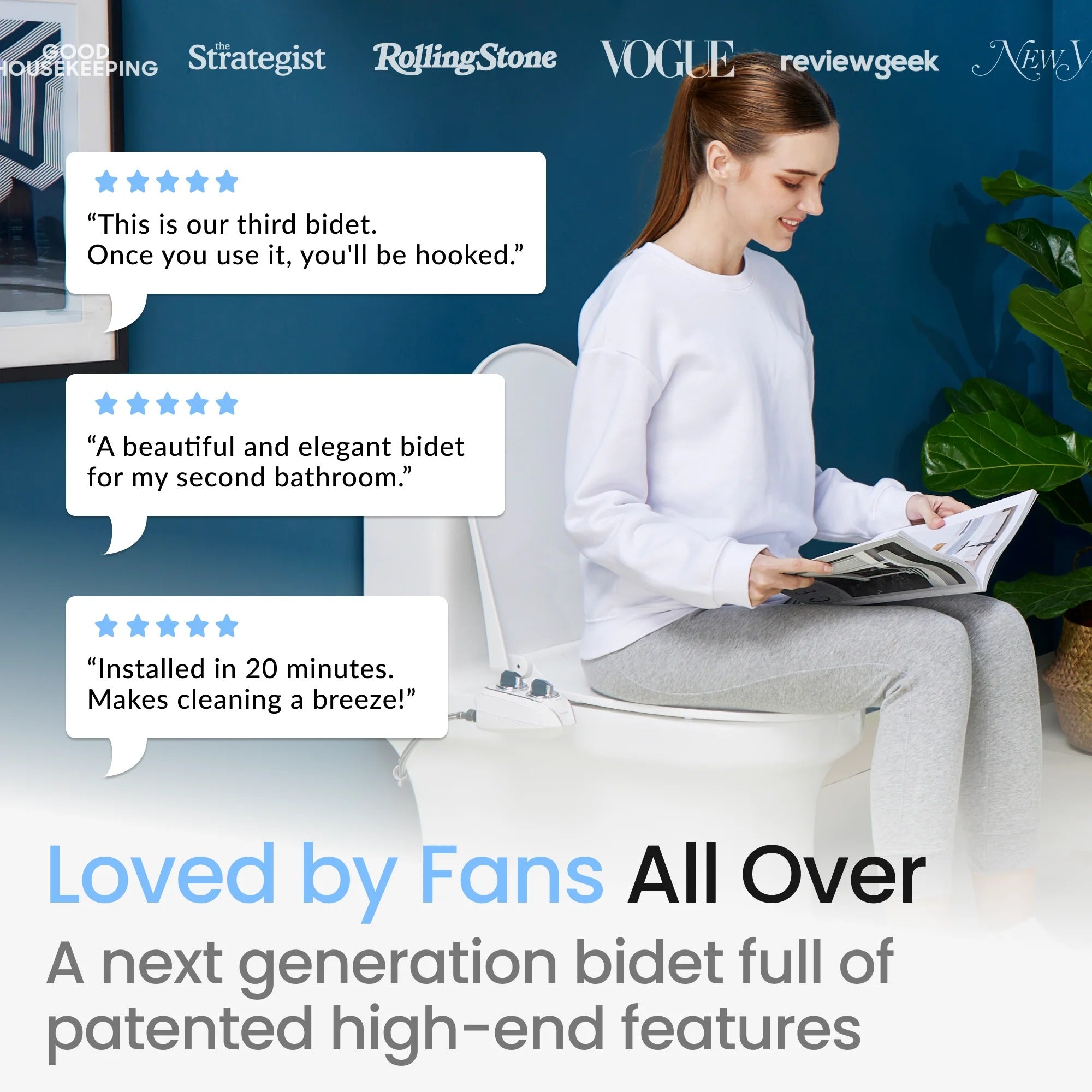 LUXE Bidet NEO 320 Plus Toilet Bidet