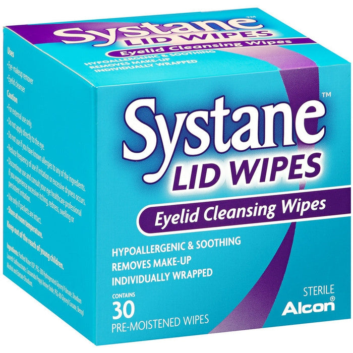 Systane Lid Wipes Eyelid Cleansing Wipes - 30 Ct