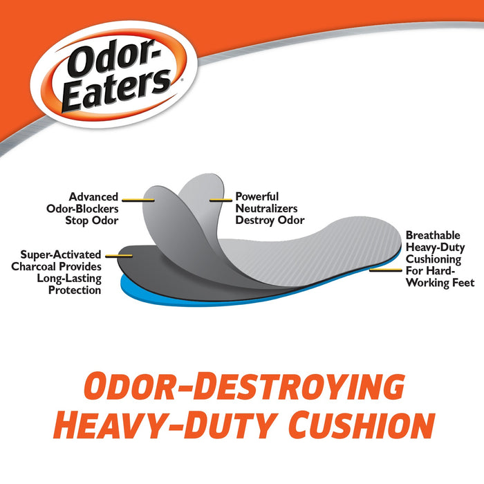 Odor-Eaters Ultra Durable Odor-Destroying Insoles - 1 Pair