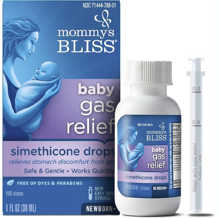 Mommy's Bliss Baby Gas Relief Simethicone Drops Newborn+