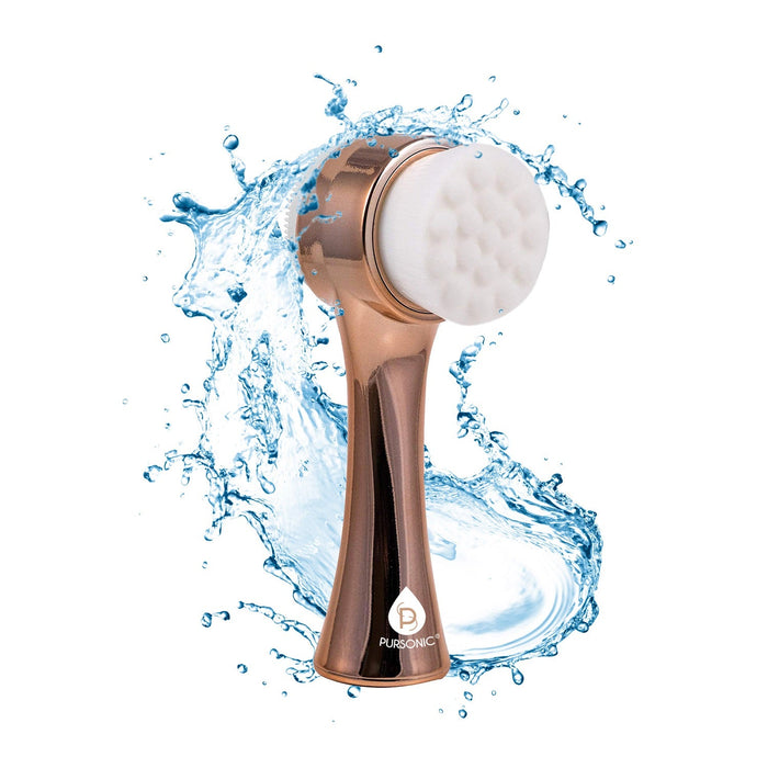 Pursonic Dual-Sided Facial Cleansing Brush for Deep Pore Exfoliation & Massage