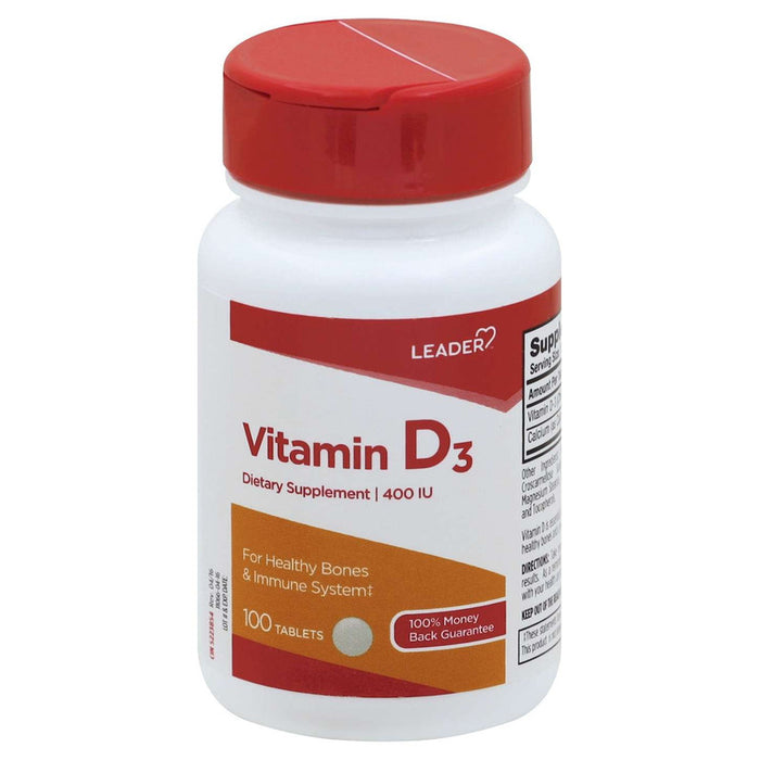 Leader Vitamin D3 1000IU Soft gels