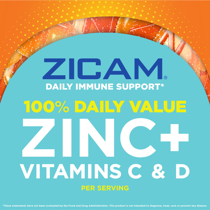 Zicam Daily Immune Support Gummy Supplement Citrus Strawberry