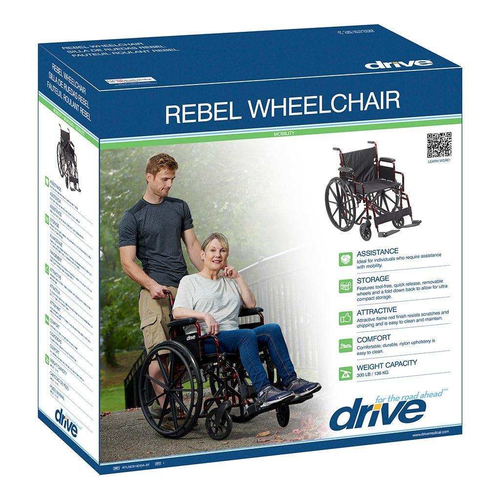 Drive Medical Rebel Lightweight Wheelchair - Shop Home Med