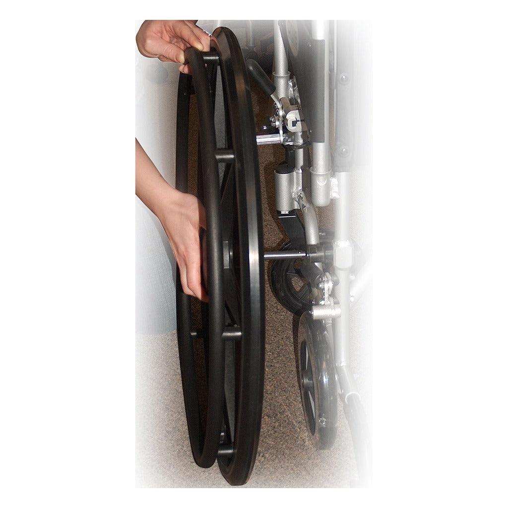 Drive Medical Poly Fly Lightweight Transport Chair Wheelchair - Shop Home Med