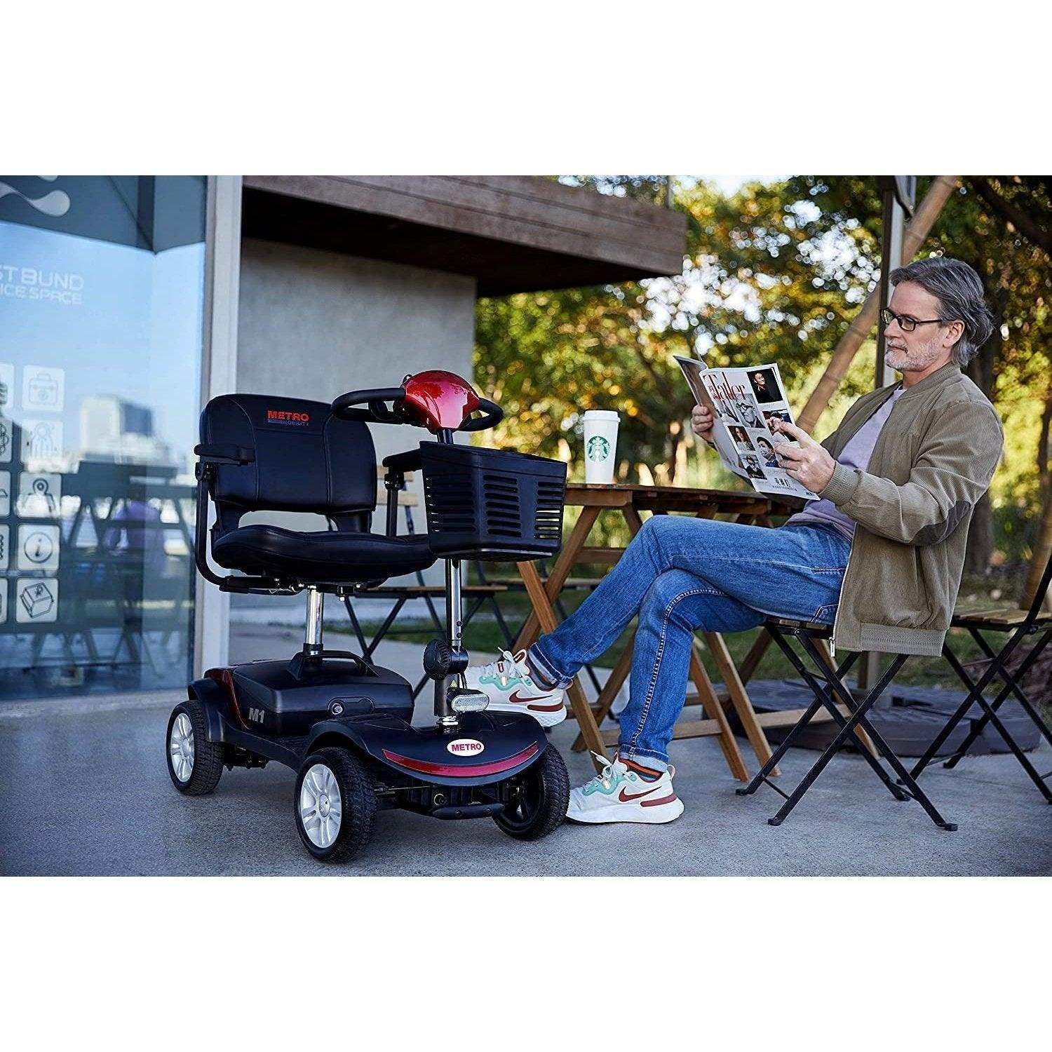 Metro Mobility M1 Series 4-Wheel Travel Mobility Scooter - Shop Home Med