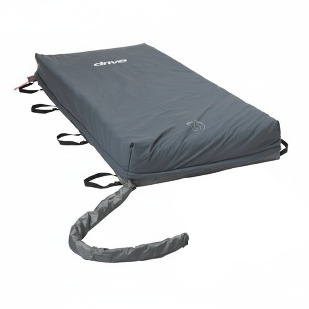 Drive Medical Med-Aire Plus 8" Alternating Pressure and Low Air Loss Mattress with 10" Defined Perimeter